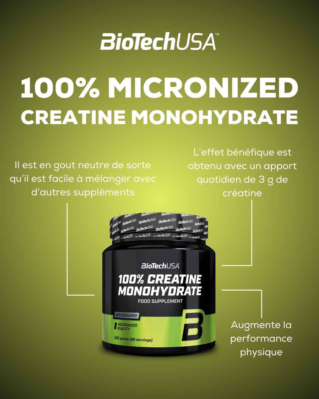 100% Creatine Monohydrate