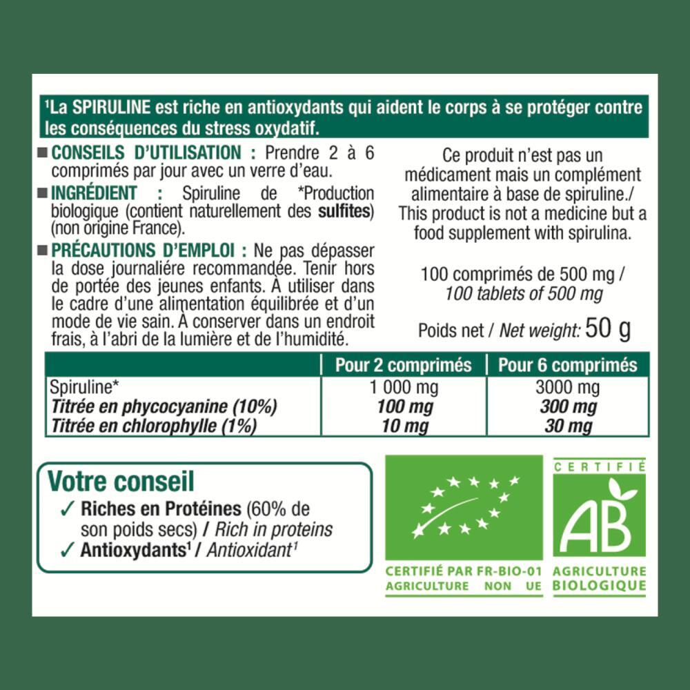 Spiruline vegan