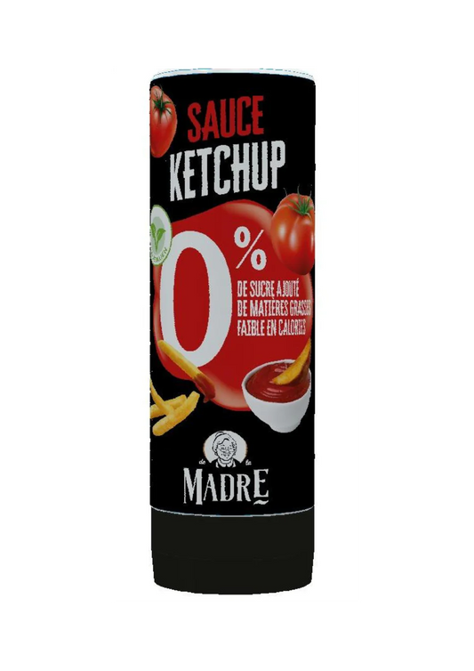 Sauce Ketchup Madre - Faible en calories, sans sucres ajoutés, idéale pour les régimes