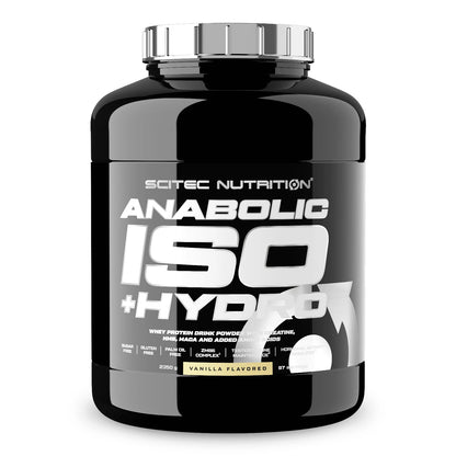 Anabolic Iso+Hydro BioTechUSA – Poudre de protéine de lactosérum saveur vanille 2350g.
