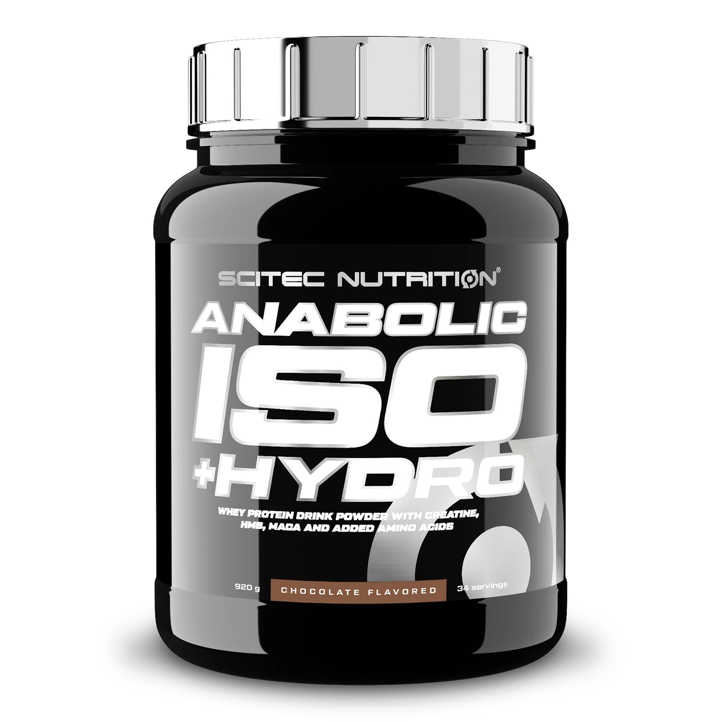 Anabolic Iso+Hydro BioTechUSA – Poudre de protéine de lactosérum saveur chocolat, 920g.
