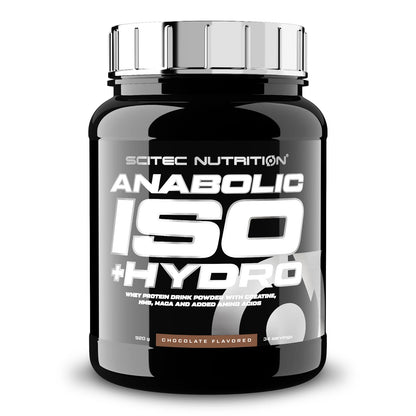 Anabolic Iso+Hydro BioTechUSA – Poudre de protéine de lactosérum saveur chocolat, 920g.