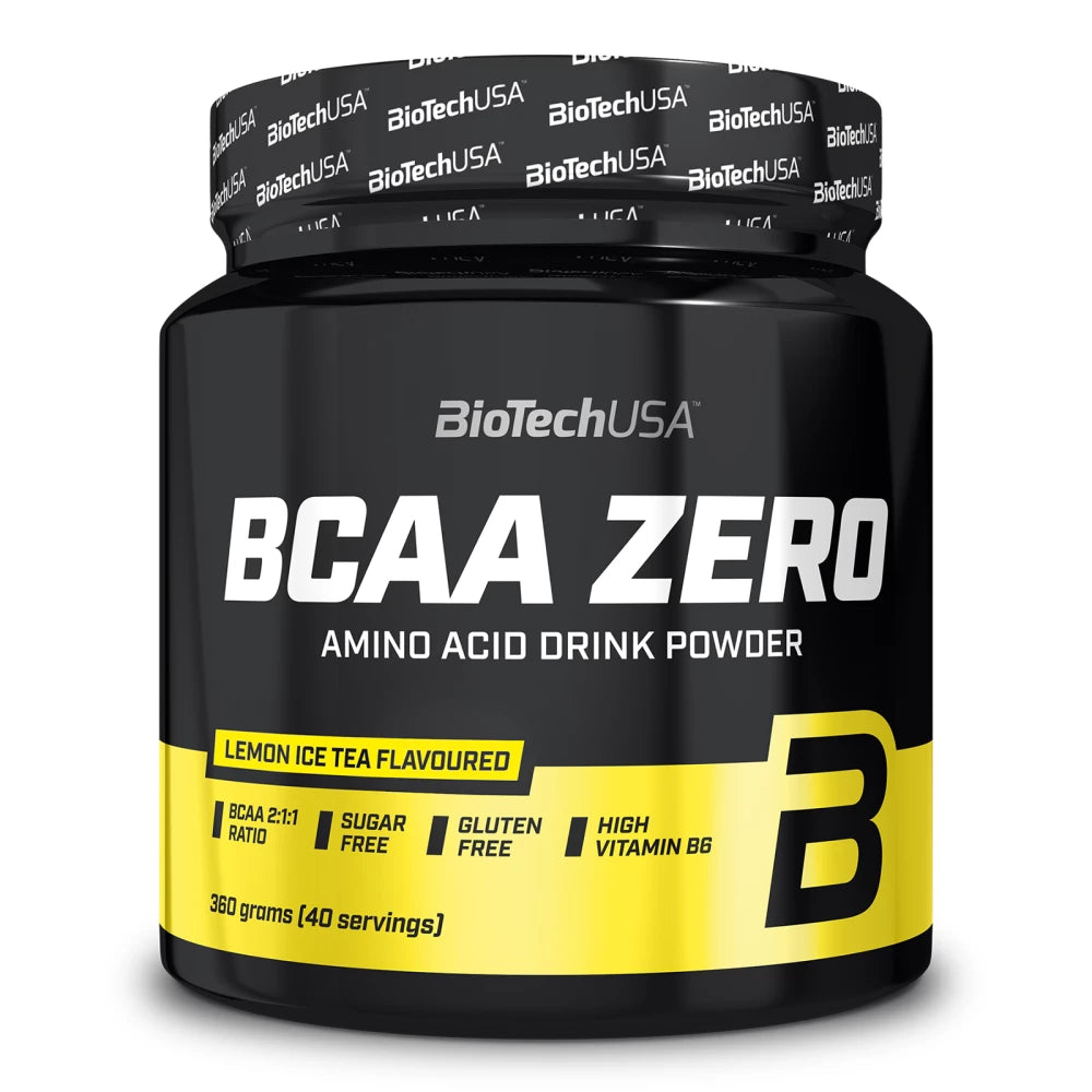 Poudre BCAA Zero BioTechUSA – Acides aminés essentiels 2:1:1, sans sucre, idéal pour la récupération et la performance sportive.