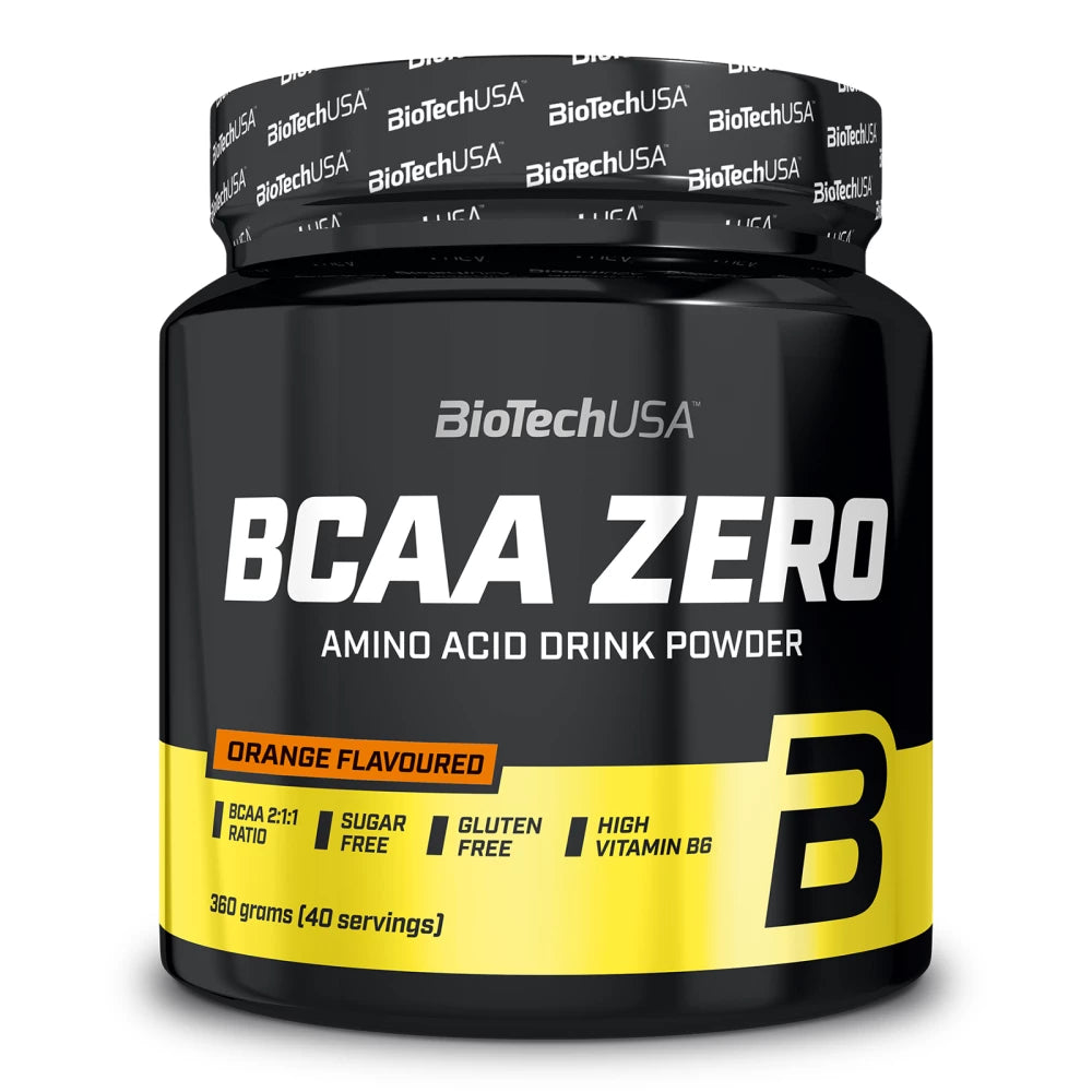 Poudre BCAA Zero BioTechUSA – Acides aminés essentiels 2:1:1, sans sucre, idéal pour la récupération et la performance sportive.