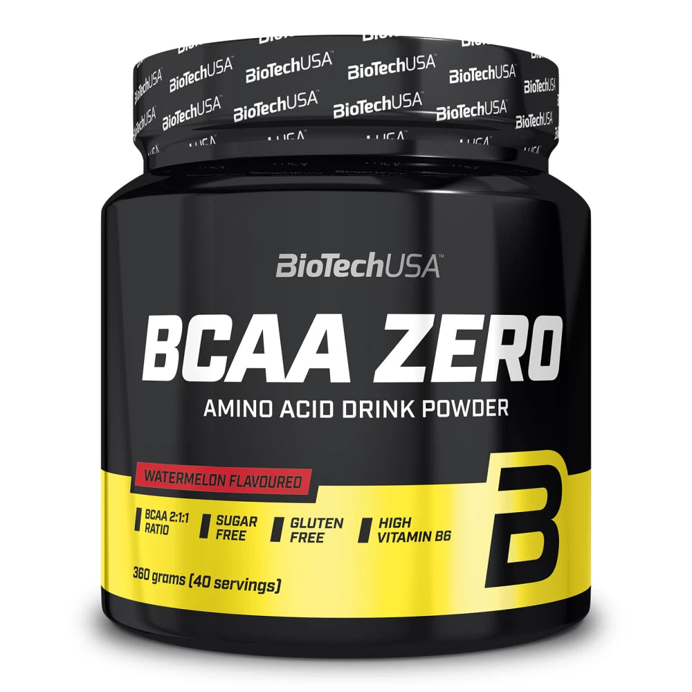 Poudre BCAA Zero BioTechUSA – Acides aminés essentiels 2:1:1, sans sucre, idéal pour la récupération et la performance sportive.
