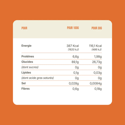 Farine de patate douce - YAM nutrition