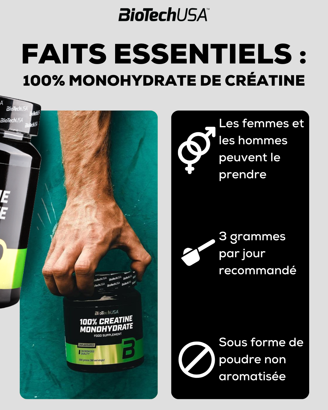 100% Creatine Monohydrate