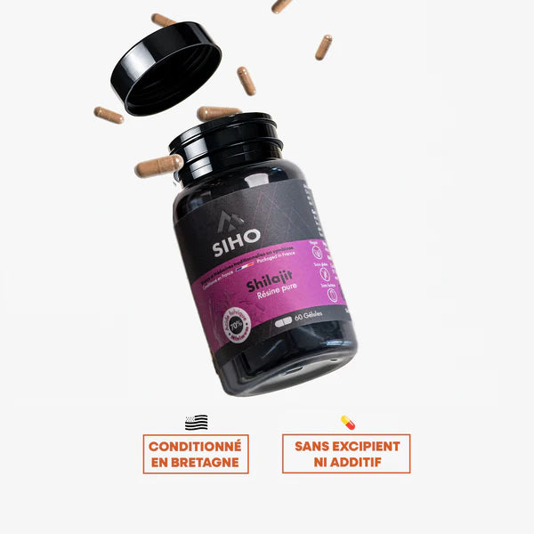 Shilajit Pur en gélules - SIHO