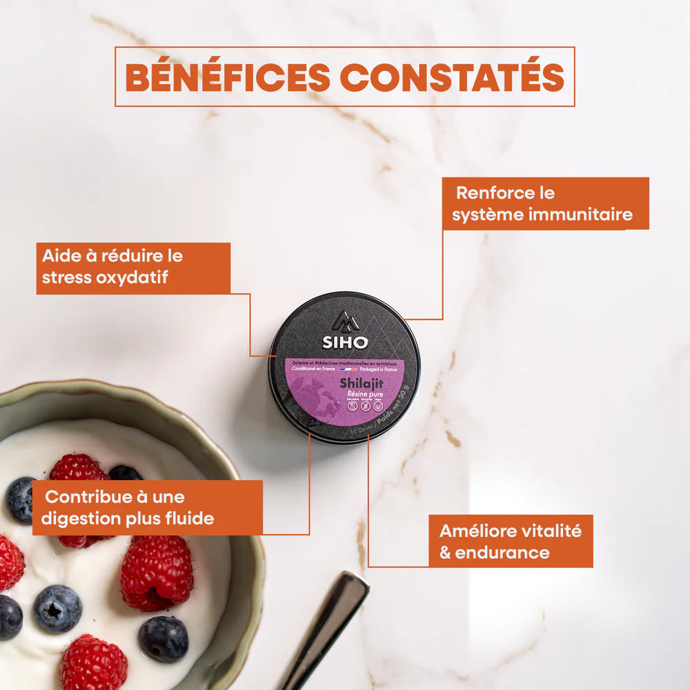 Shilajit résine pure 100% SIHO