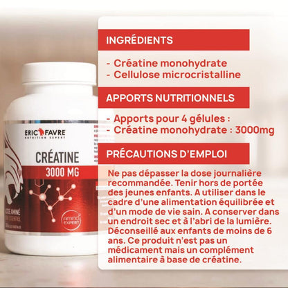 Creatine Monohydrate 3000mg Eric Favre