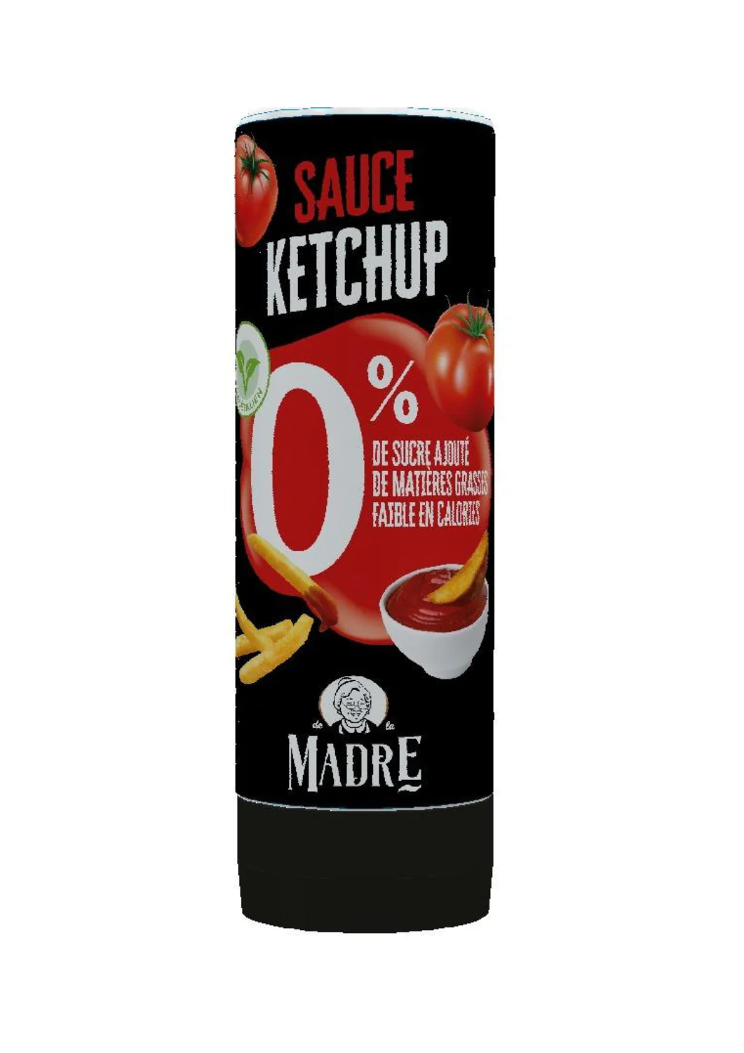 Sauce Ketchup Madre - Faible en calories, sans sucres ajoutés, idéale pour les régimes